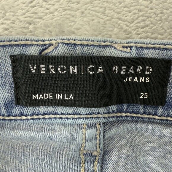 Veronica Beard Jeans Ryleigh Slim Straight High Rise Women’s Size 25 US - Picture 5 of 15
